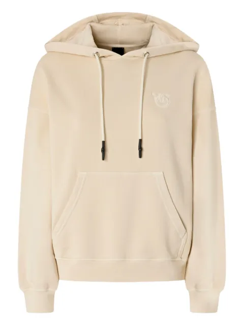 PINKO drawstring cotton hoodie 