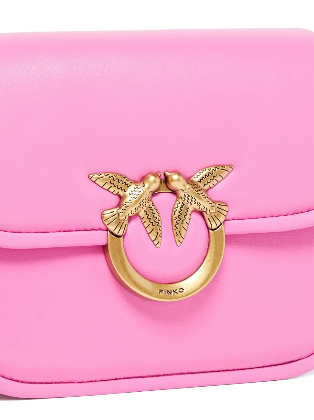 PINKO Love-Birds mini-tas met omslag Roze