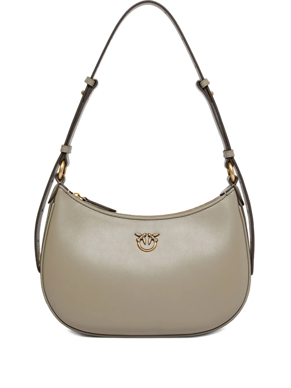 PINKO Half Moon kleine tas Grijs