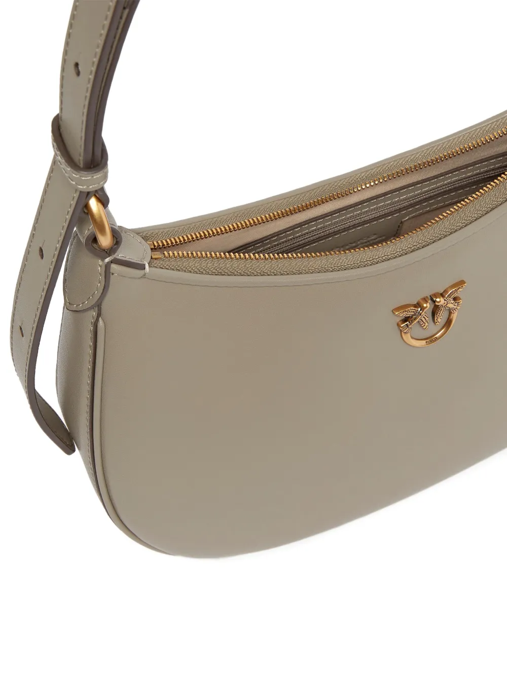 PINKO Half Moon kleine tas Grijs