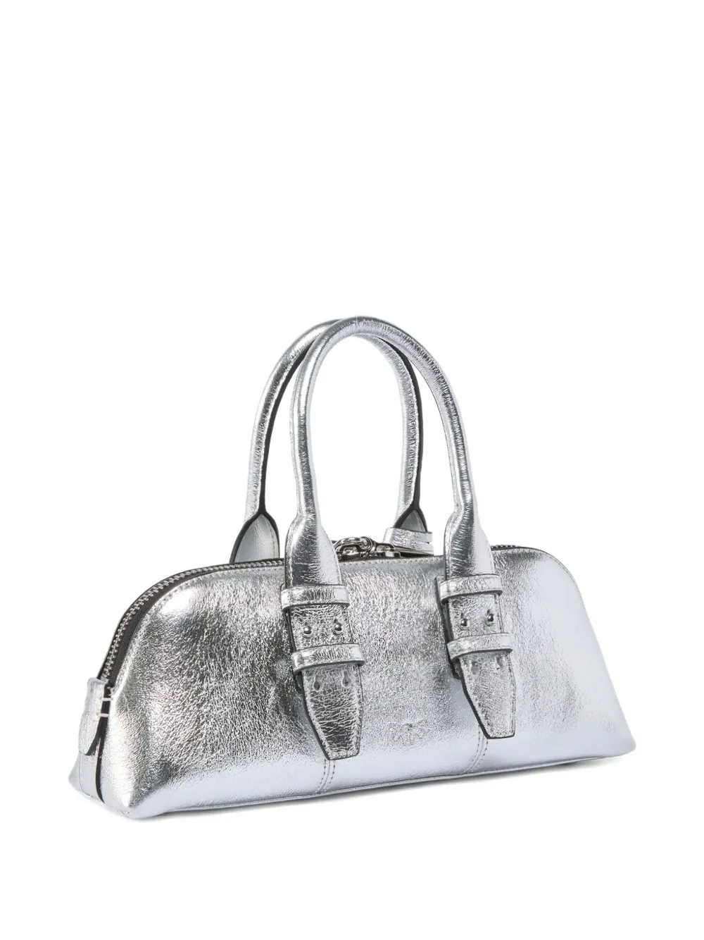 PINKO Shopper met gesp handgreep - Zilver