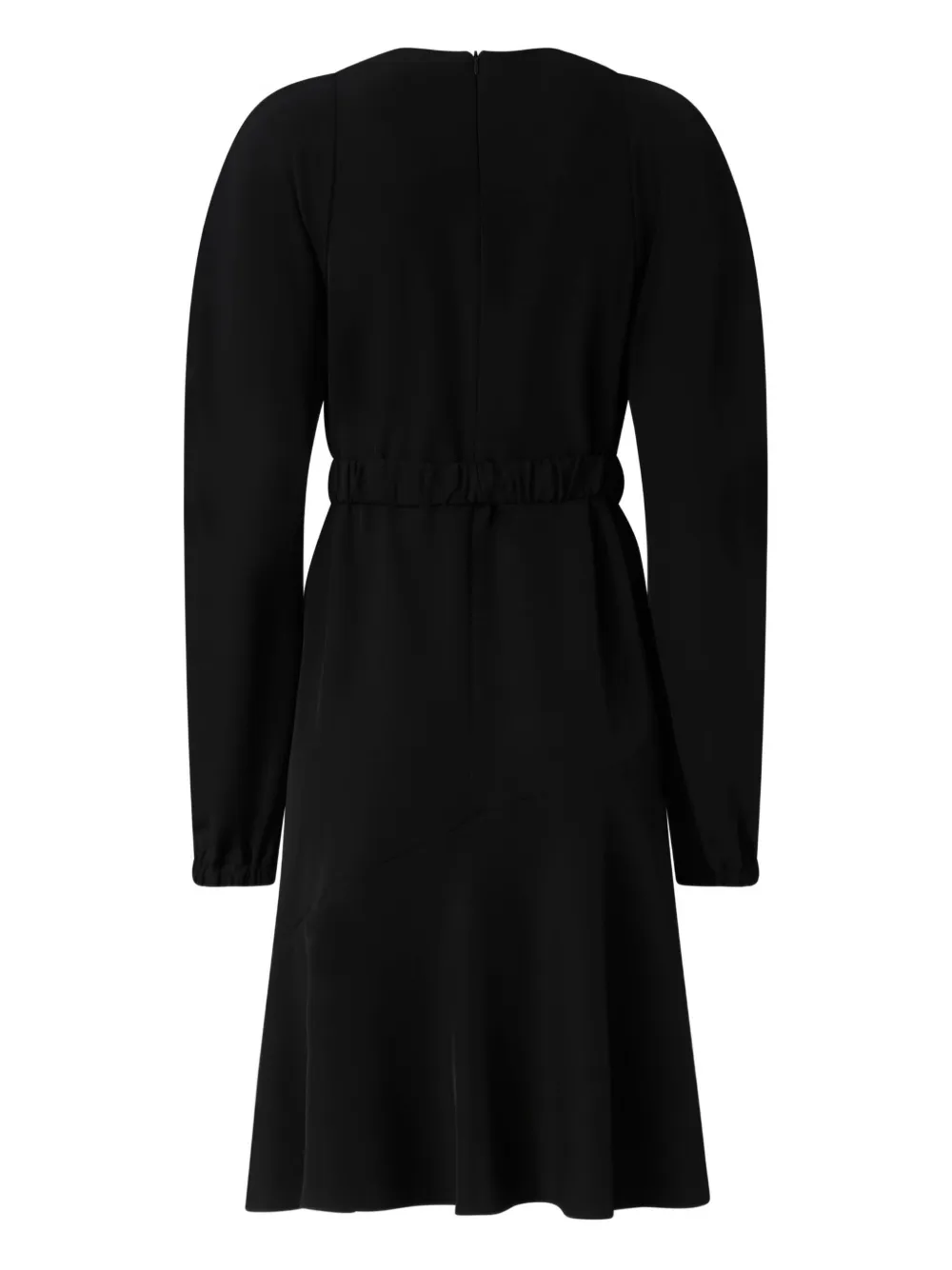 PINKO Love Birds belted midi dress - Zwart