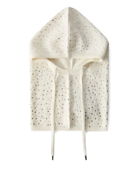PINKO crystal-embellished balaclava