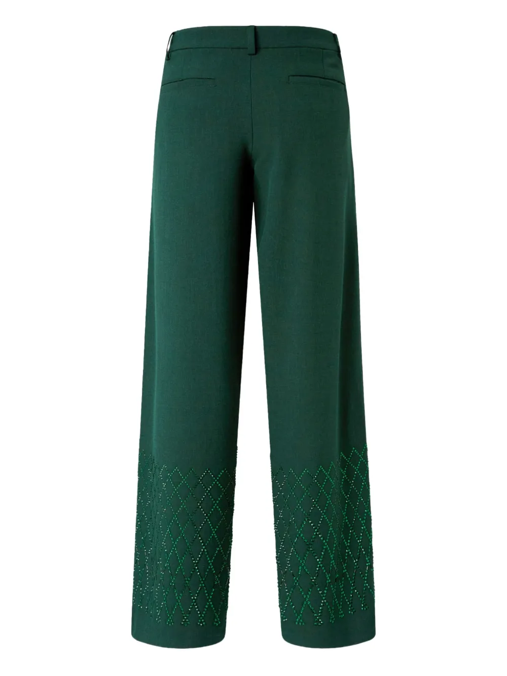 PINKO Verfraaide broek - Groen