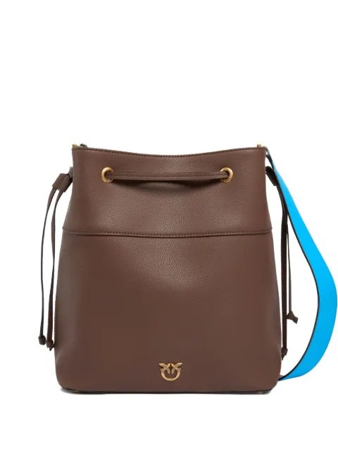 PINKO Love Birds drawstring bucket bag
