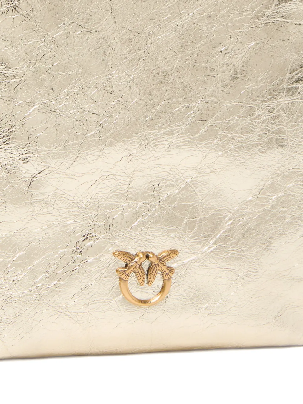 PINKO Mini-clutch met metallic-effect Geel
