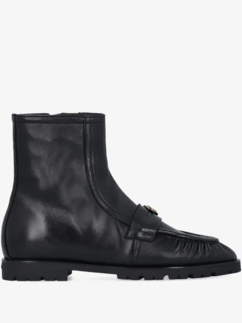 PINKO Nora pleated-detail boots