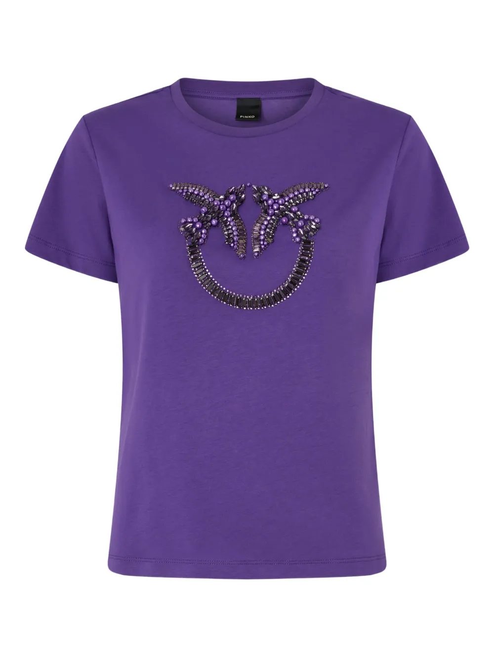 PINKO bead-embellished T-shirt | Purple | Image 1