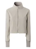 PINKO zip-fastening ribbed-cuff jacket - Neutrals