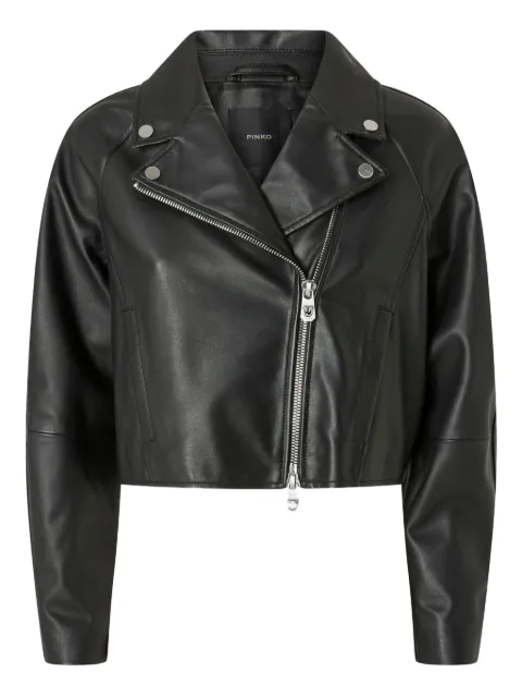 PINKO leather biker jacket