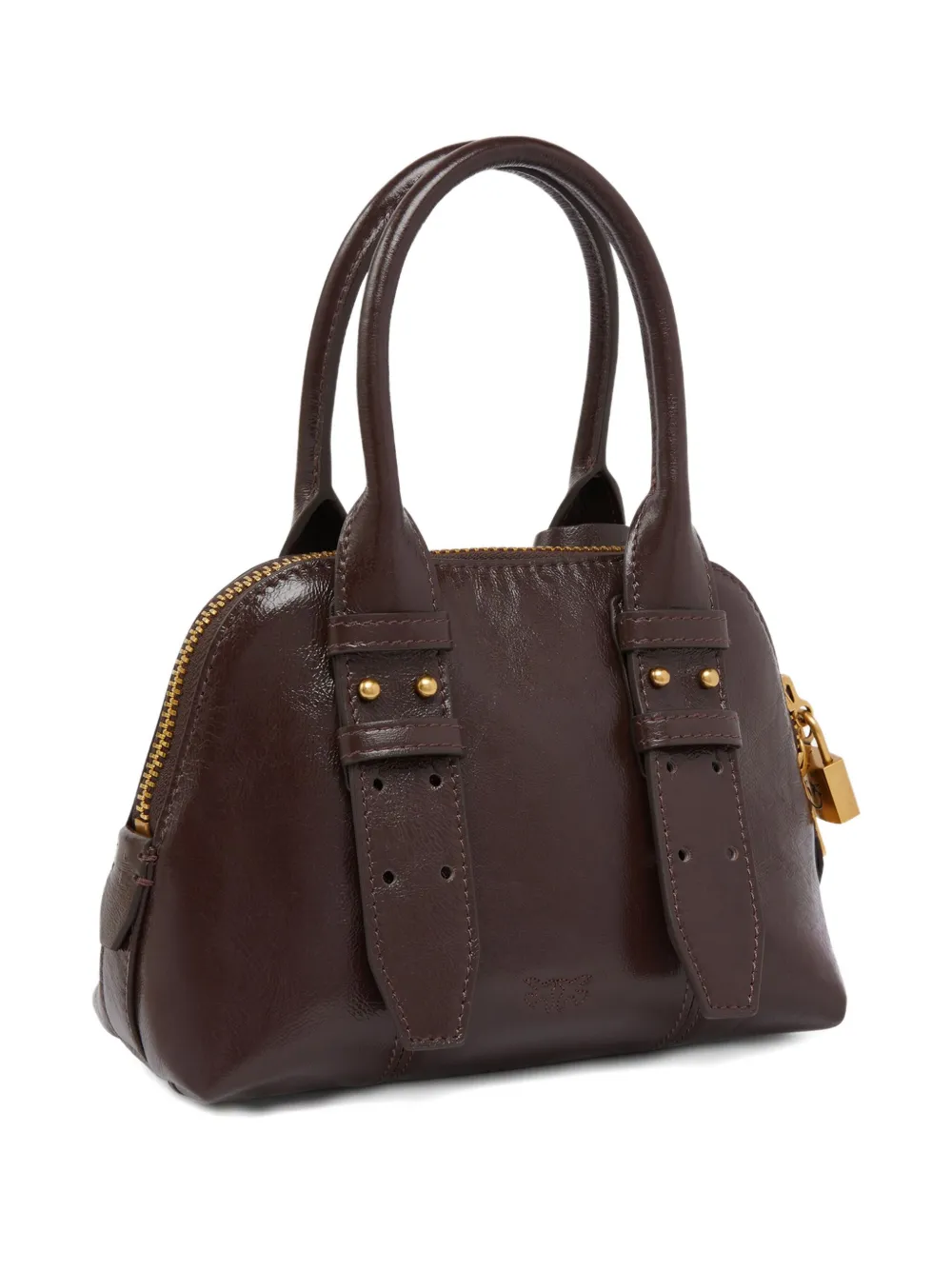 PINKO Leren shopper - Bruin
