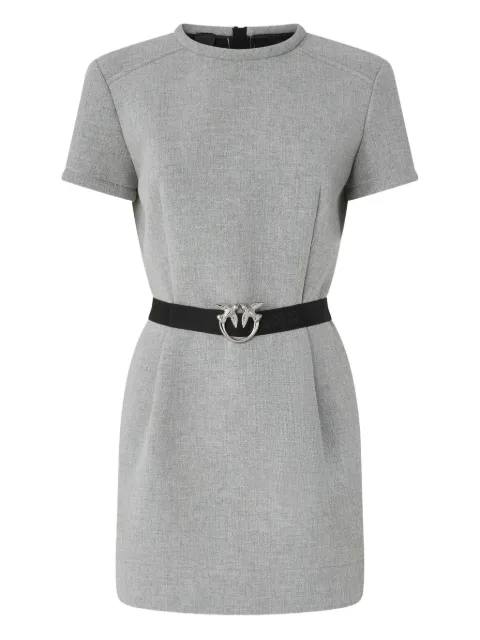 PINKO belted short-sleeve mini dress