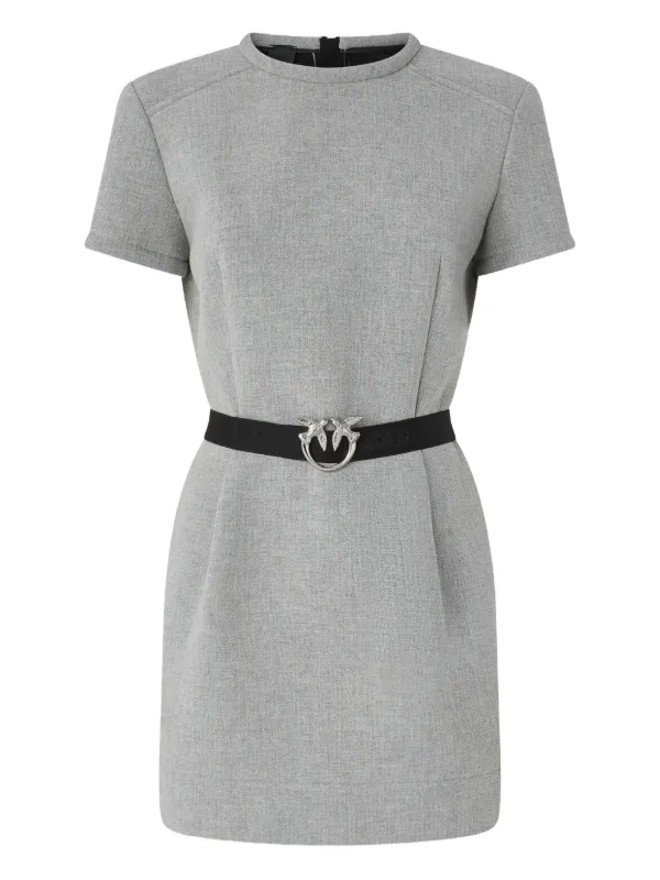 pinko mini dress Pinko Belted Short-sleeve Mini Dress