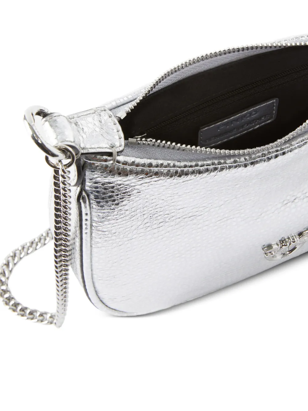 PINKO Schoudertas met metallic-effect Grijs
