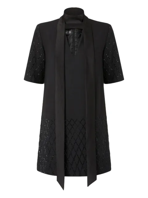 PINKO embellished short-sleeve mini dress