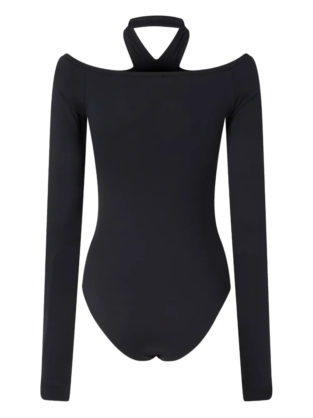 PINKO cut-out long-sleeve bodysuit Zwart