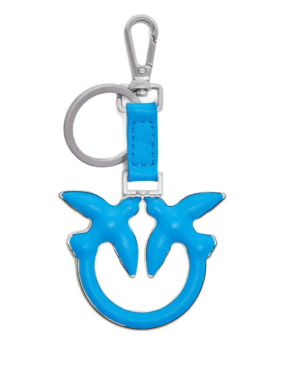 PINKO sheepskin keyring Blauw