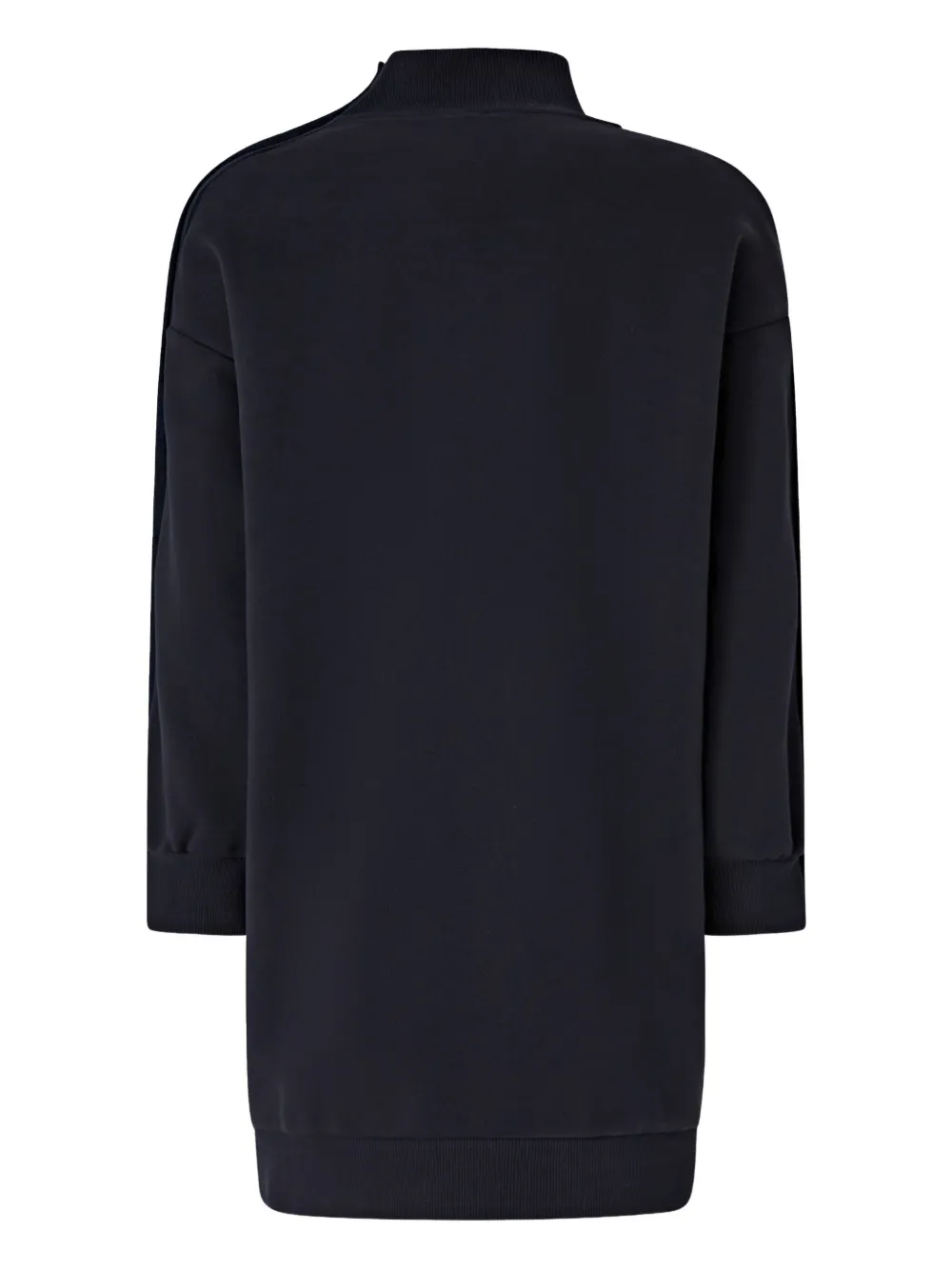 PINKO Mini-jurk met hoge hals en knoopdetail - Blauw