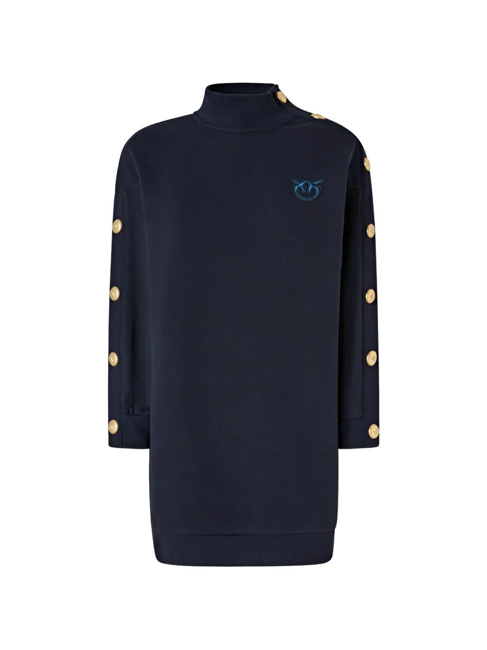 PINKO Abito corto a collo alto - Blu
