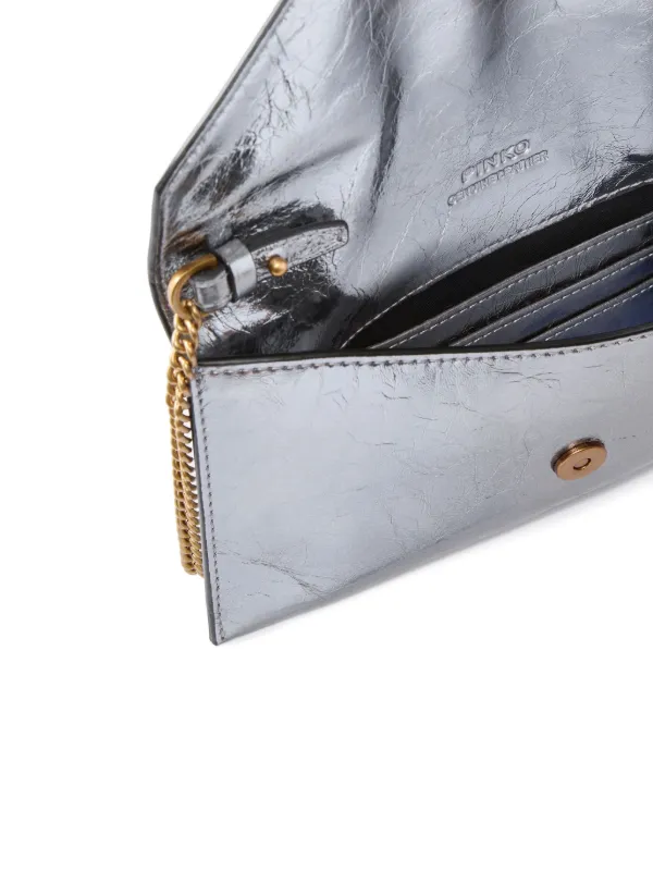 PINKO 105029A2IGKEYCHAIN2E57N 関税送料込 Pinko Mini Shoulder Bag With Bird-Inspired Gold Clasp | THE LIST