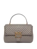 PINKO quilted chevron tote bag - Grey