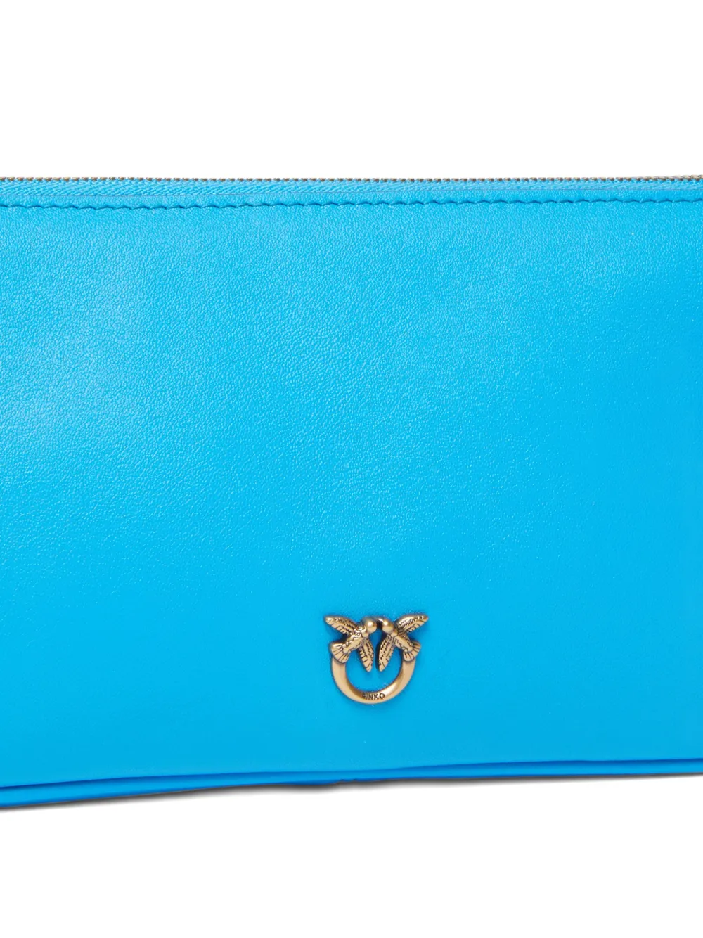 PINKO Leren crossbodytas Blauw