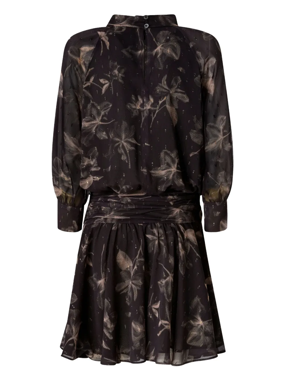 PINKO floral-print gathered mini dress | Day Dresses | Image 2