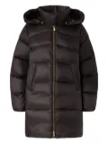 PINKO hooded puffer coat - Brown