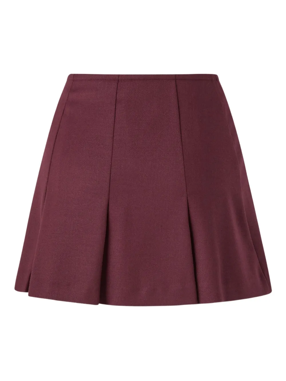 Pinko Pleated-design Skirt In Red