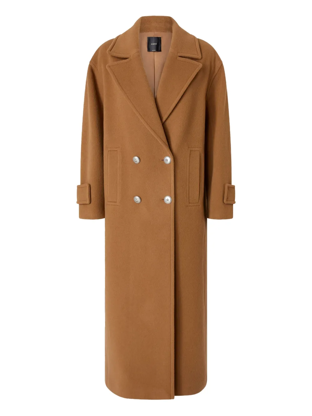 PINKO Camembert double-breasted coat | Brown | Image 1
