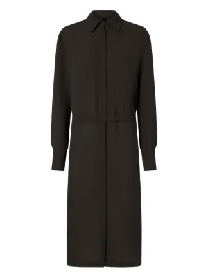 Henrik Vibskov スプレッドカラー シャツドレス | ブルー | FARFETCH JP