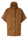 PINKO Carbonara button cape - Brown