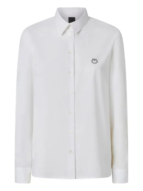 PINKO camisa con logo bordado