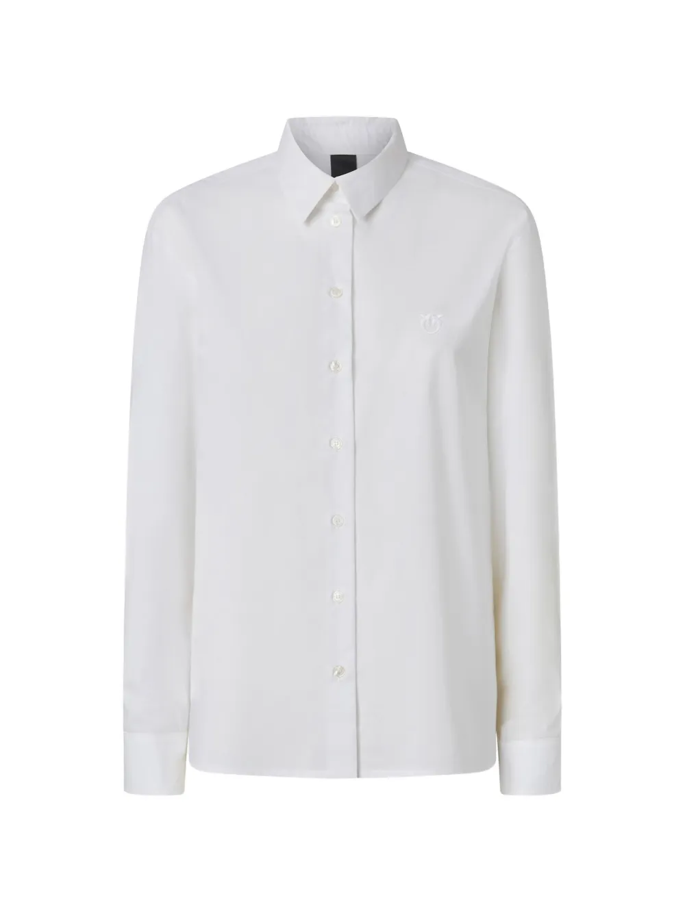 PINKO Camicia in cotone con ricamo - Bianco