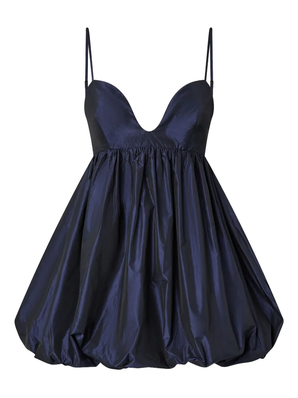 PINKO sweetheart-neckline puffball dress Blauw
