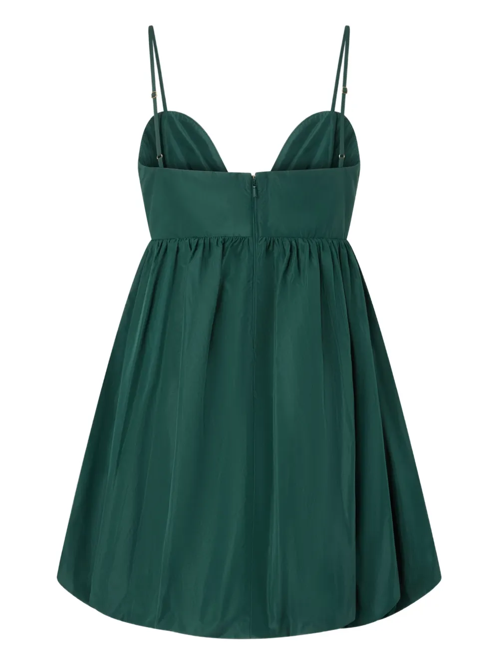 PINKO sweetheart-neckline bubble mini dress - Groen