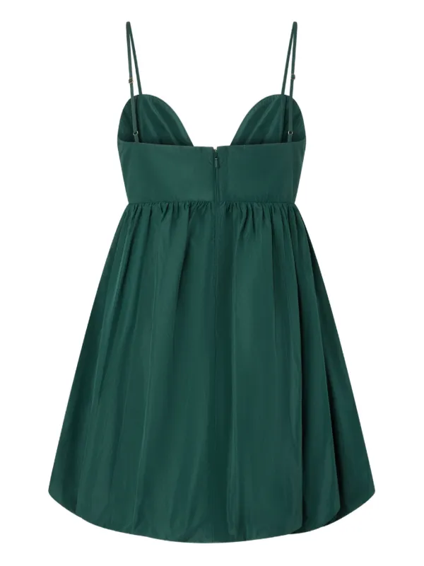 green emerald velvet dress Ladies 11NIL Rome Long Sleeve Bubble Dress main image 0