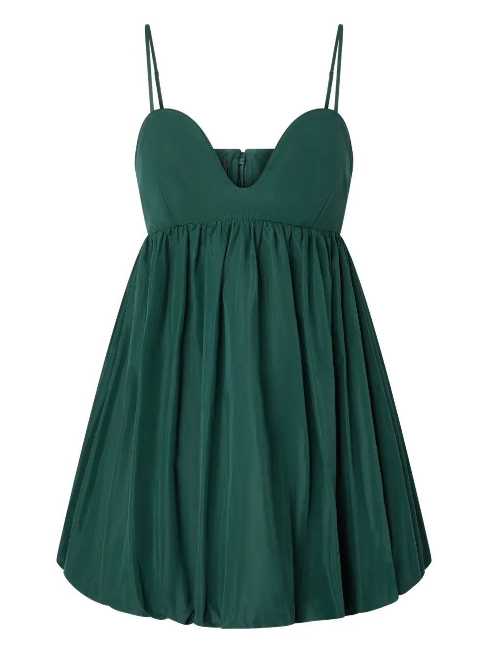 PINKO Mini-ballonjurk met sweethearthals Groen