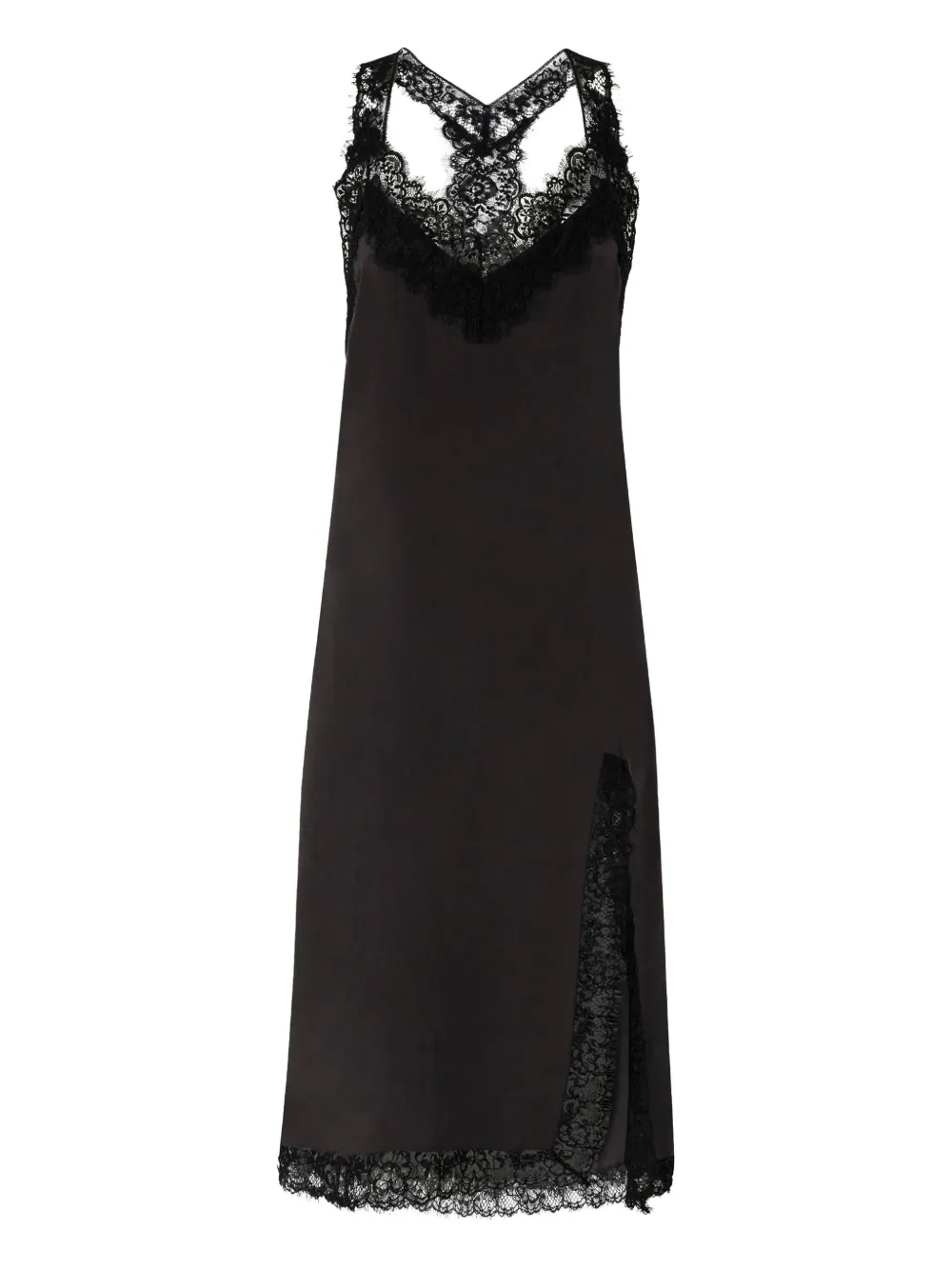 PINKO lace-trimmed slip party dress Bruin