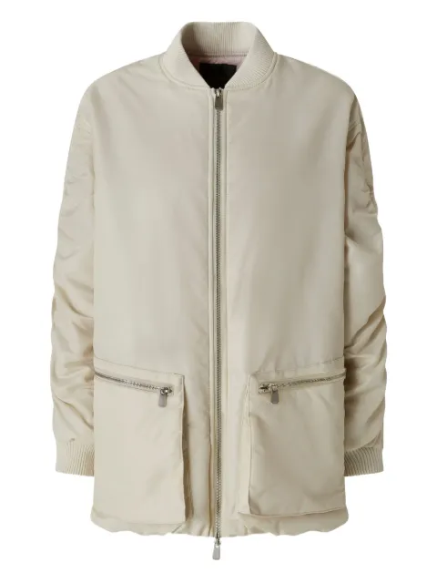 PINKO zip-fastening pocket bomber jacket