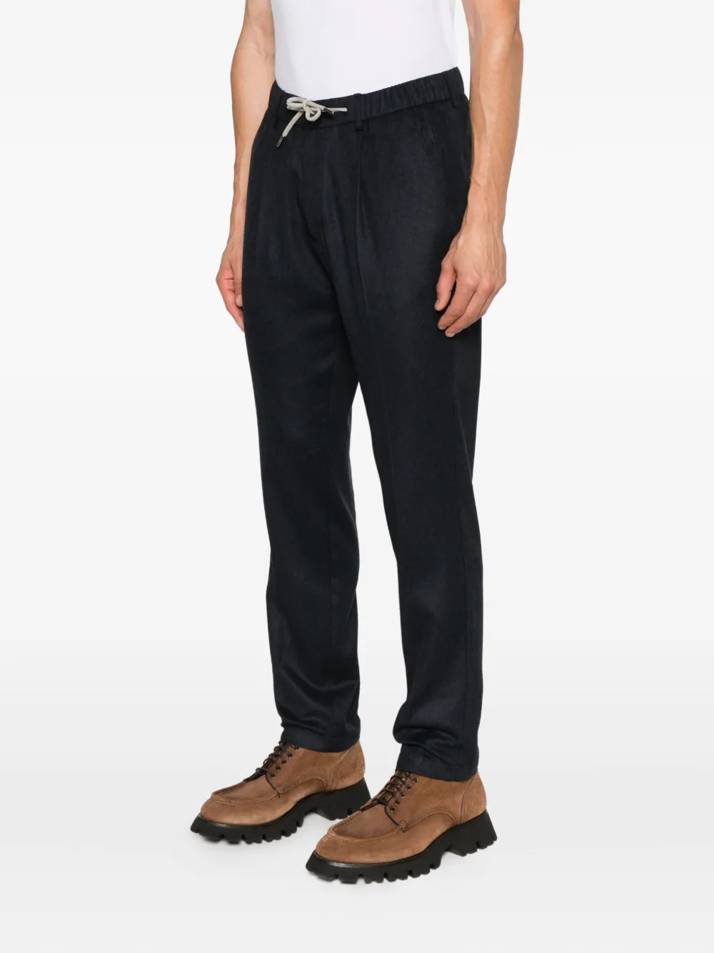 Herno Broek met trekkoord Blauw