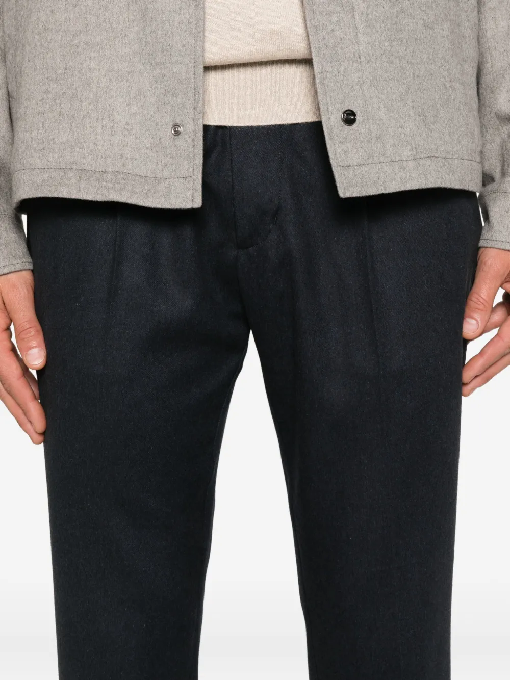 Herno Broek met trekkoord Blauw