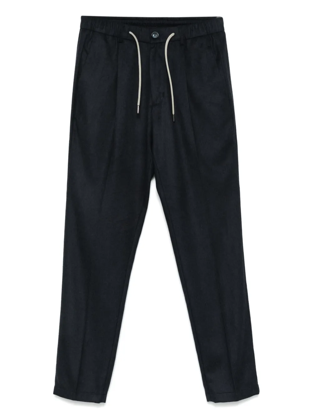 Herno pleated drawstring trousers | Blue | Image 1
