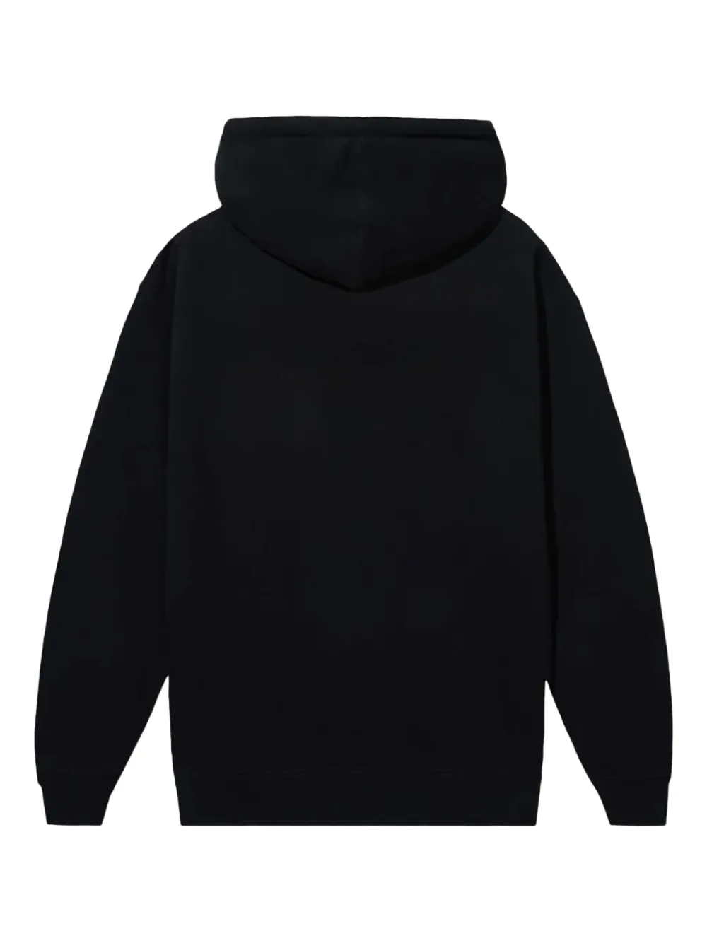 Anti Social Club logo-print cotton hoodie Zwart