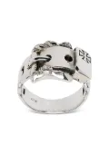 Enfants Riches Déprimés buckle-detail ring - Silver