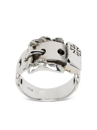 Enfants Riches Déprimés バックル リング | シルバートーン | FARFETCH JP