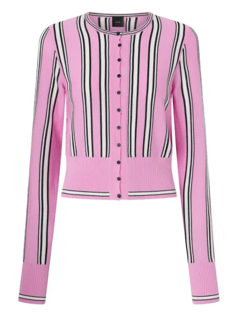 PINKO striped buttoned cardigan