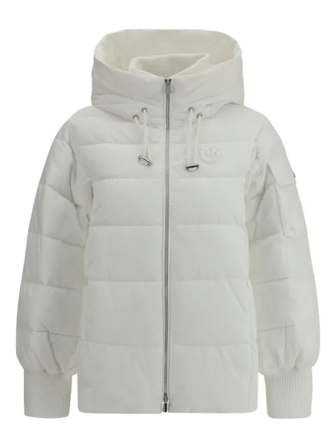 PINKO hooded quilted coat
