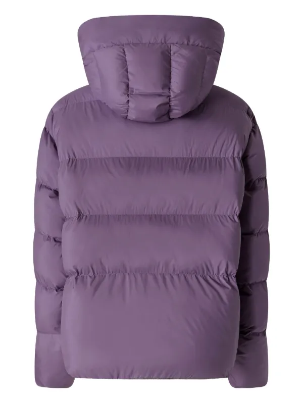 PINKO Hooded Puffer Jacket Purple FARFETCH MY