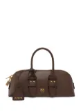 PINKO leather top-handle tote bag - Brown